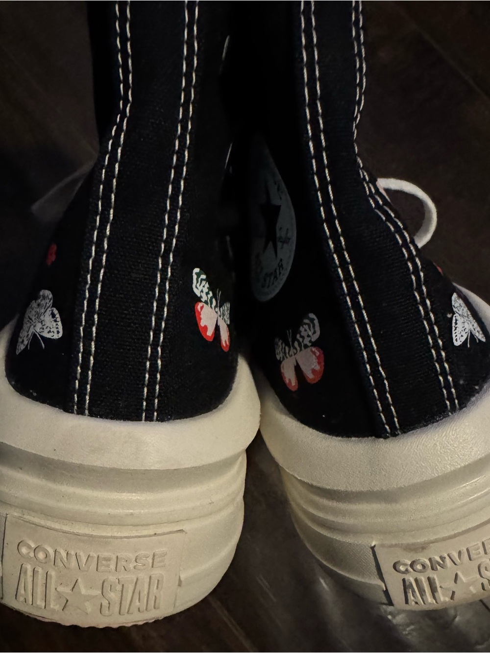 Converse Chuck Taylor All Star Move Platform High Top Lace-Up Butterfly W7.5 - Picture 7 of 7